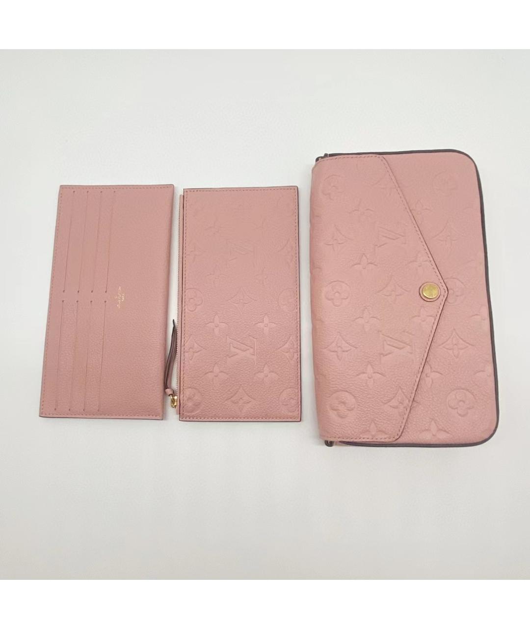 LOUIS VUITTON Розовая кожаная сумка через плечо, фото 6
