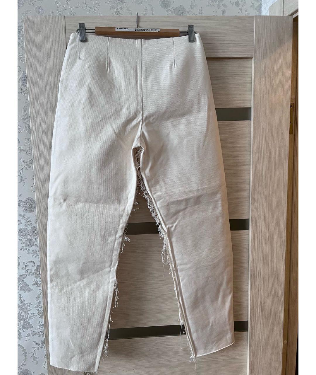 BEVZA Бежевые хлопковые брюки широкие, фото 2