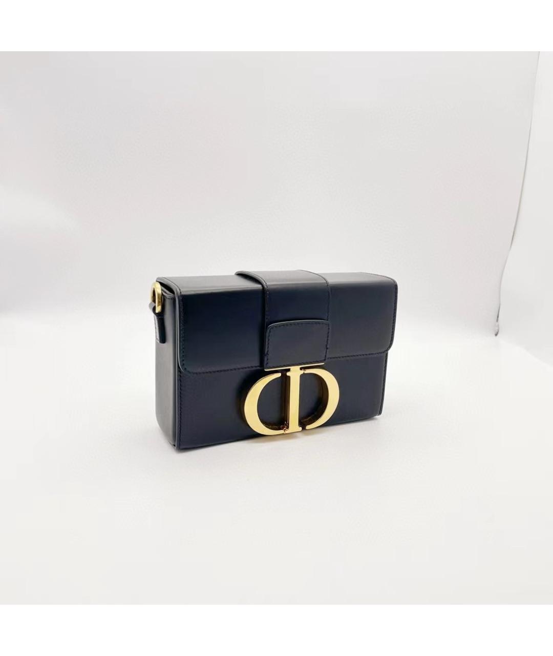 CHRISTIAN DIOR Черная кожаная сумка через плечо, фото 2
