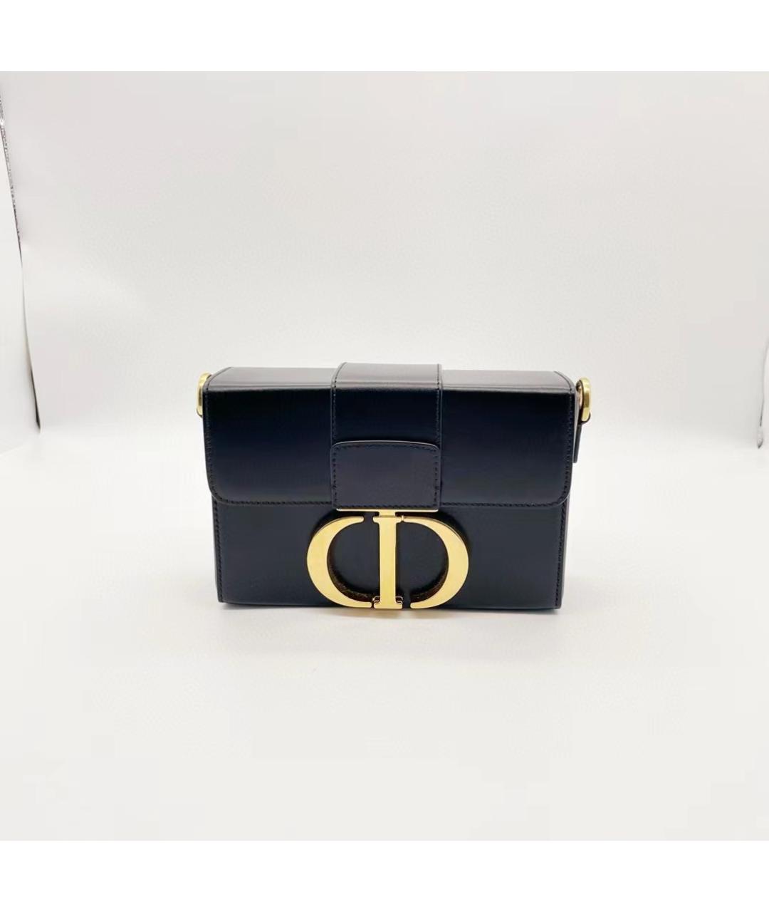 CHRISTIAN DIOR Черная кожаная сумка через плечо, фото 9
