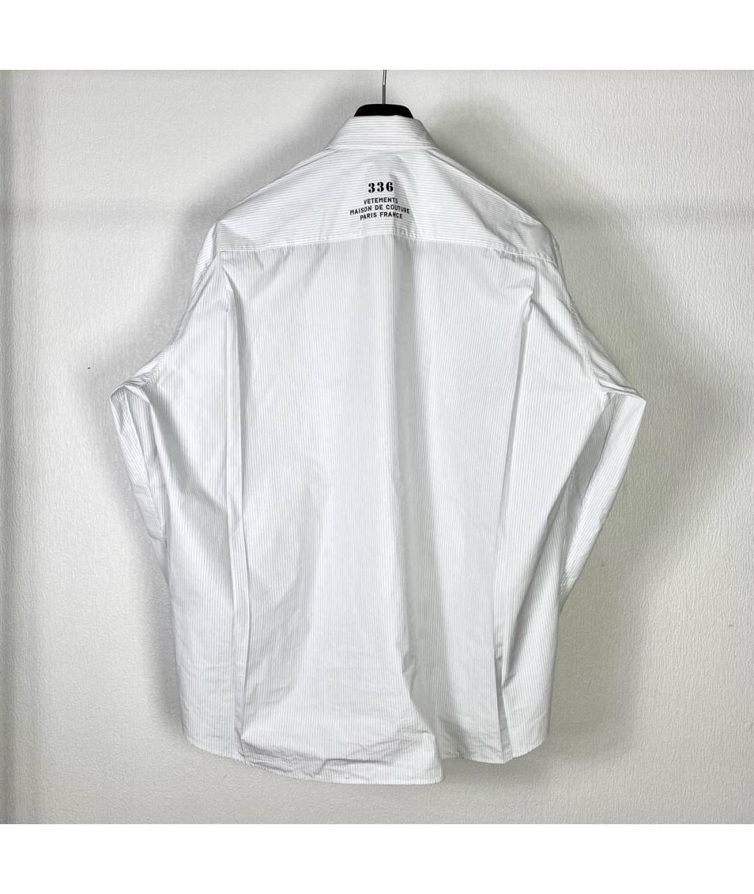 VETEMENTS Белая классическая рубашка, фото 2