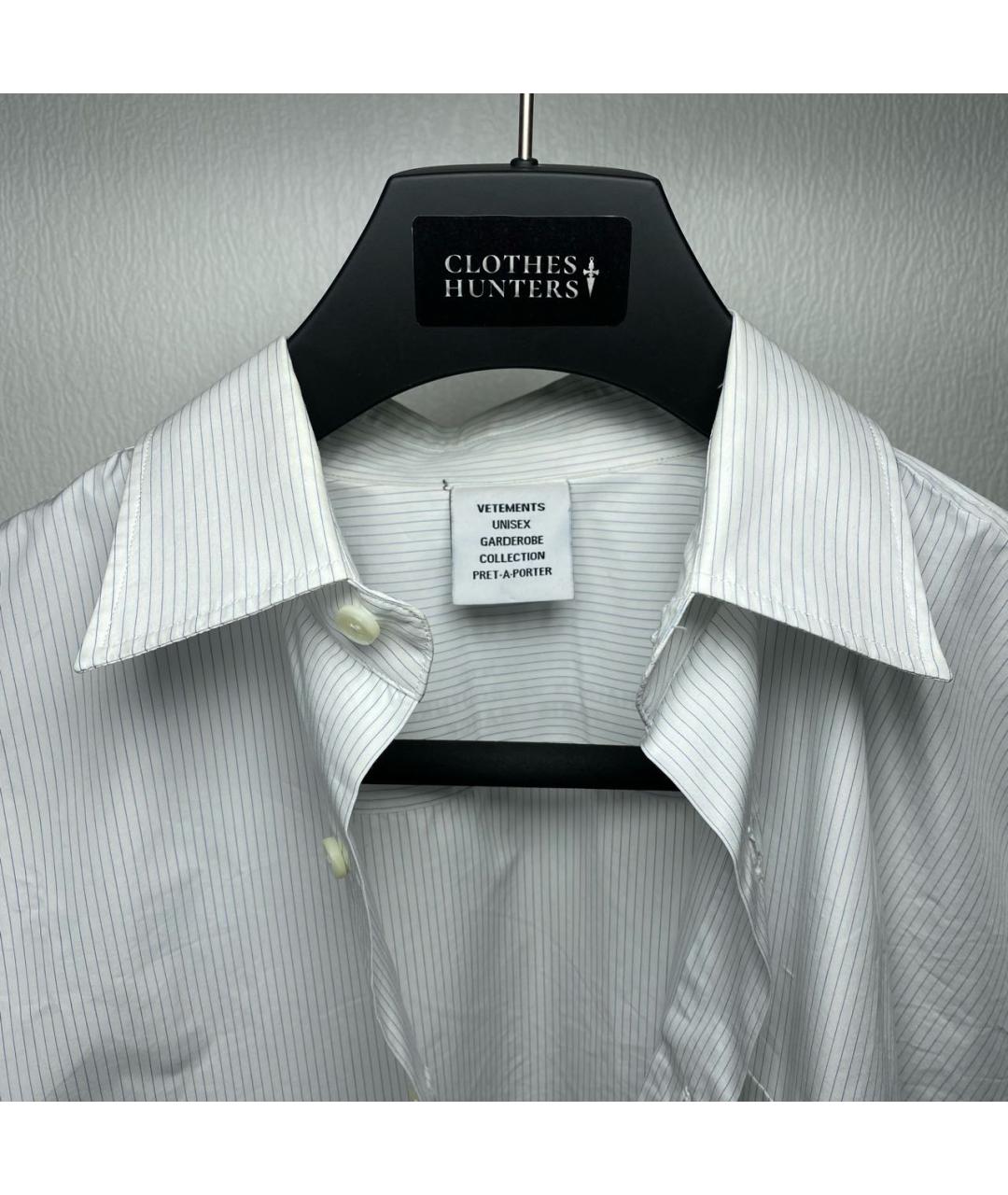 VETEMENTS Белая классическая рубашка, фото 5
