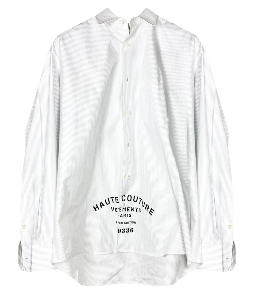 VETEMENTS Белая классическая рубашка, фото 1