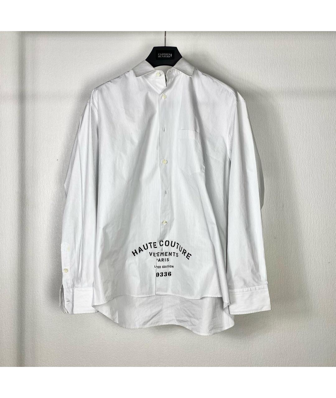 VETEMENTS Белая классическая рубашка, фото 9