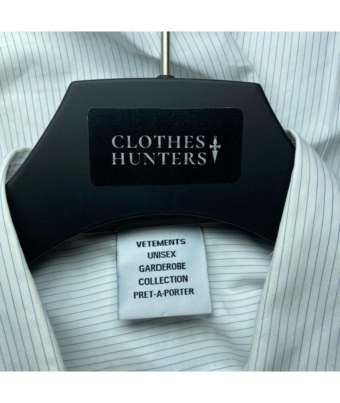 VETEMENTS Белая классическая рубашка, фото 6