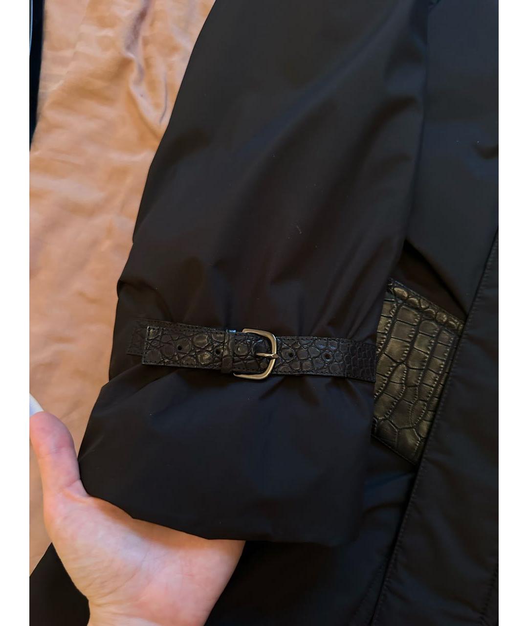 SERAPHIN Черная меховая куртка, фото 4