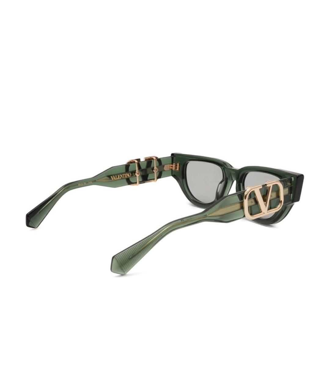 VALENTINO Зеленые солнцезащитные очки, фото 3