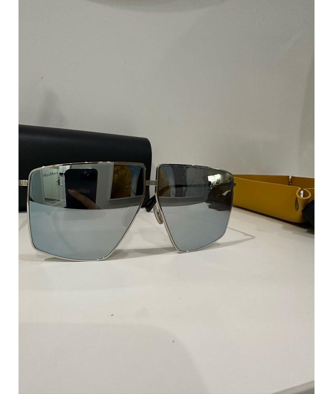 MAX MARA Серебряные солнцезащитные очки, фото 2