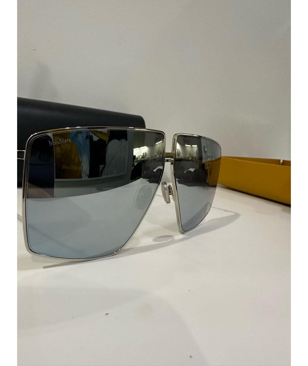 MAX MARA Серебряные солнцезащитные очки, фото 6