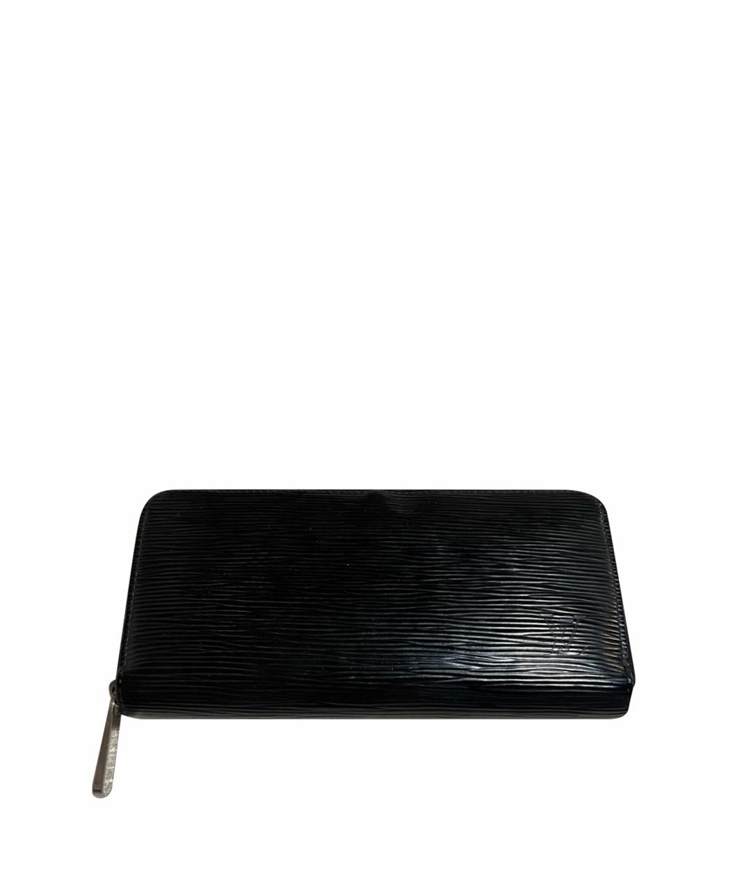 LOUIS VUITTON PRE-OWNED Черный кошелек из лакированной кожи, фото 1