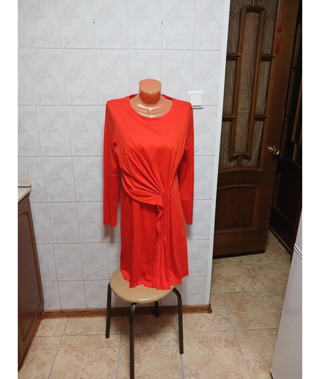 COS Красное хлопковое платье, фото 10