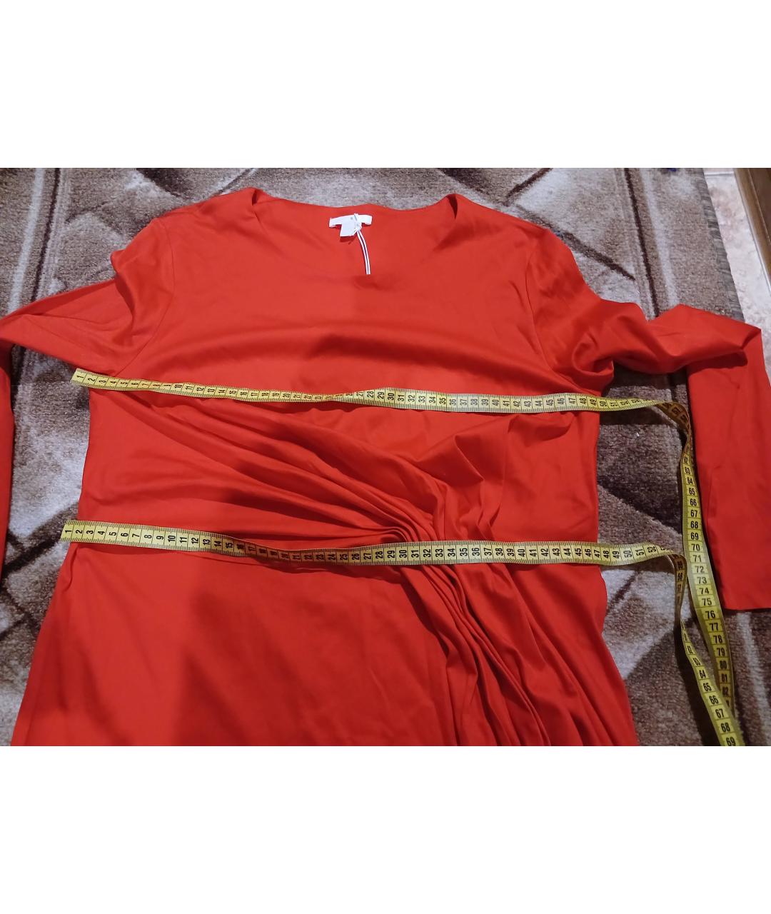 COS Красное хлопковое платье, фото 5