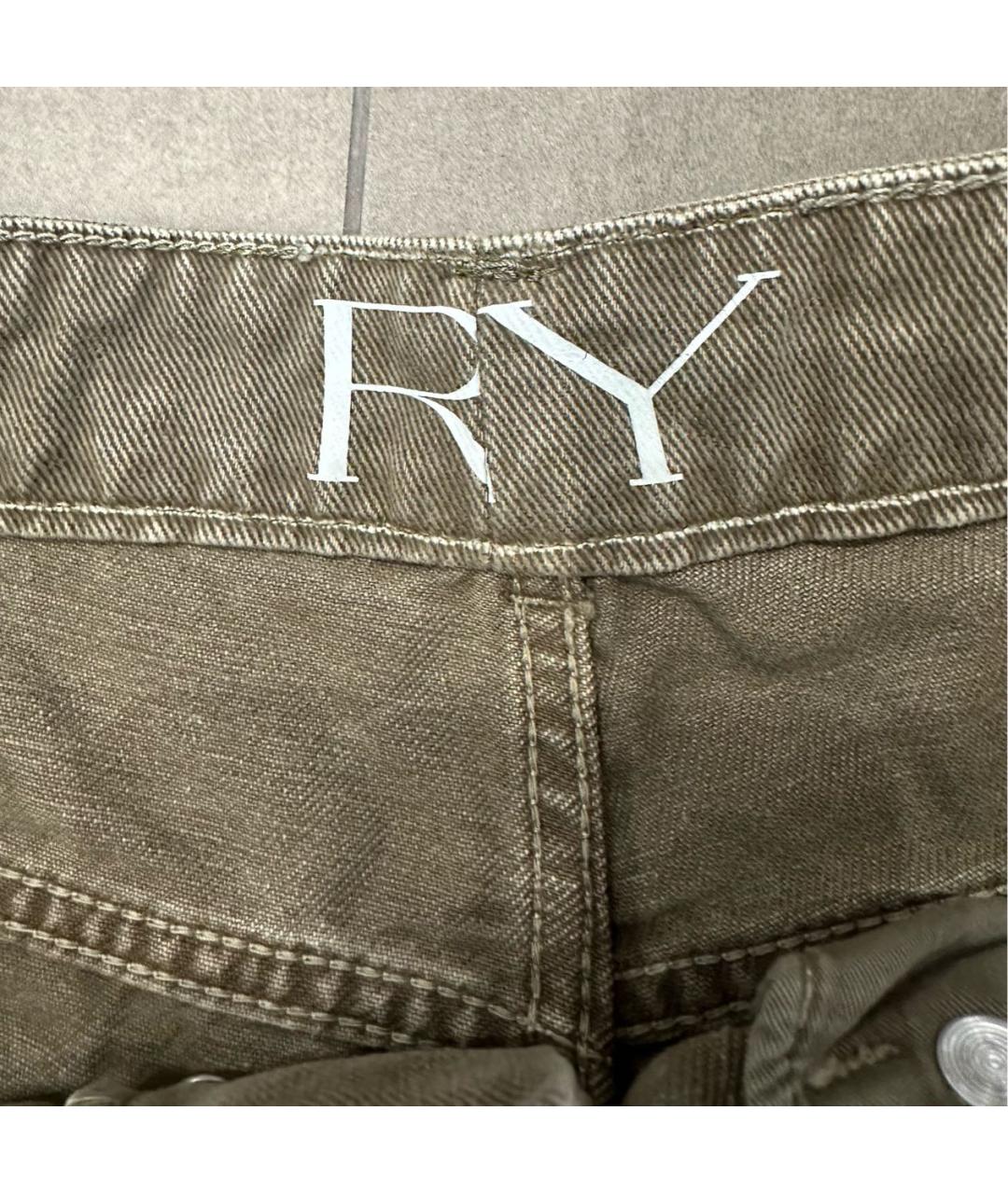 RAEY Хаки хлопковые шорты, фото 3