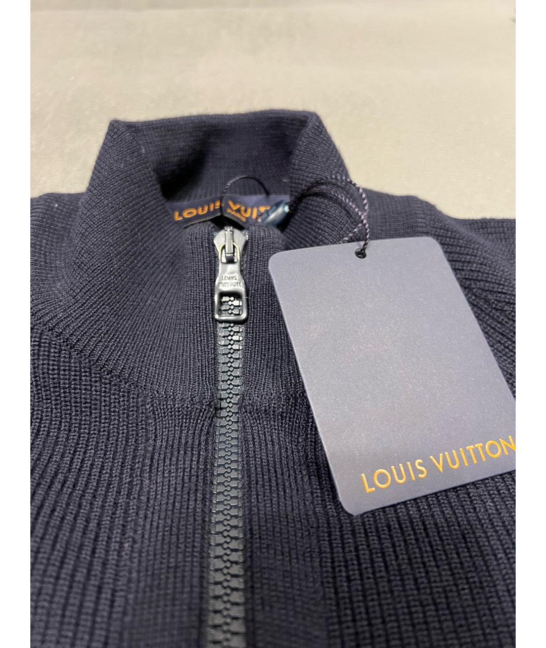LOUIS VUITTON Темно-синий джемпер / свитер, фото 8