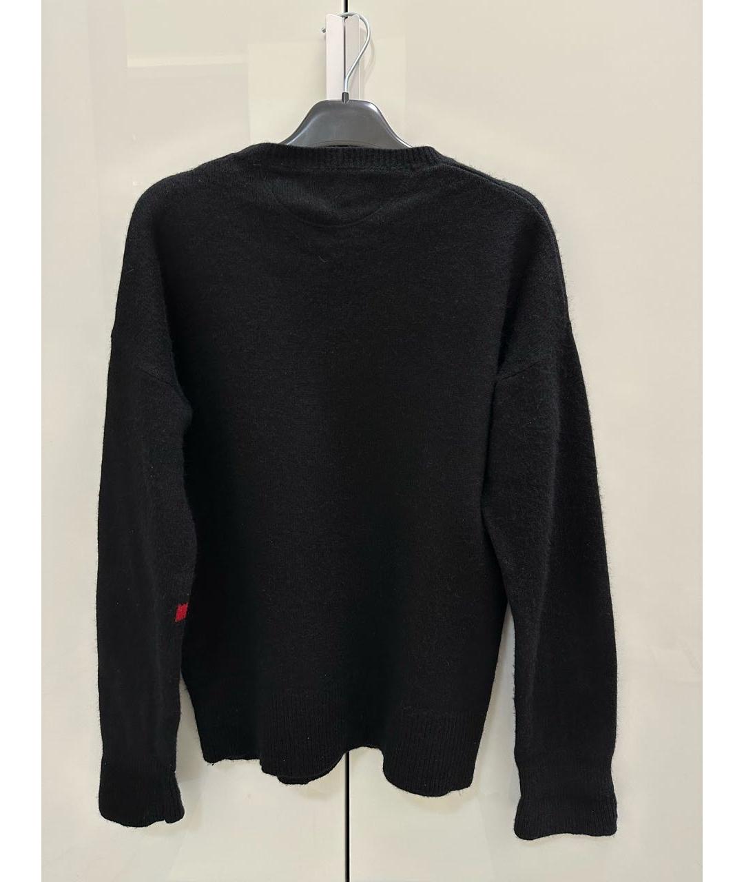 VALENTINO Черный кашемировый джемпер / свитер, фото 3