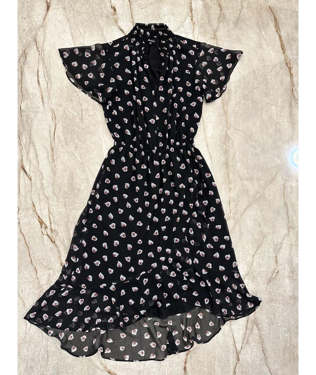 MADEWELL Черное полиэстеровое повседневное платье, фото 6