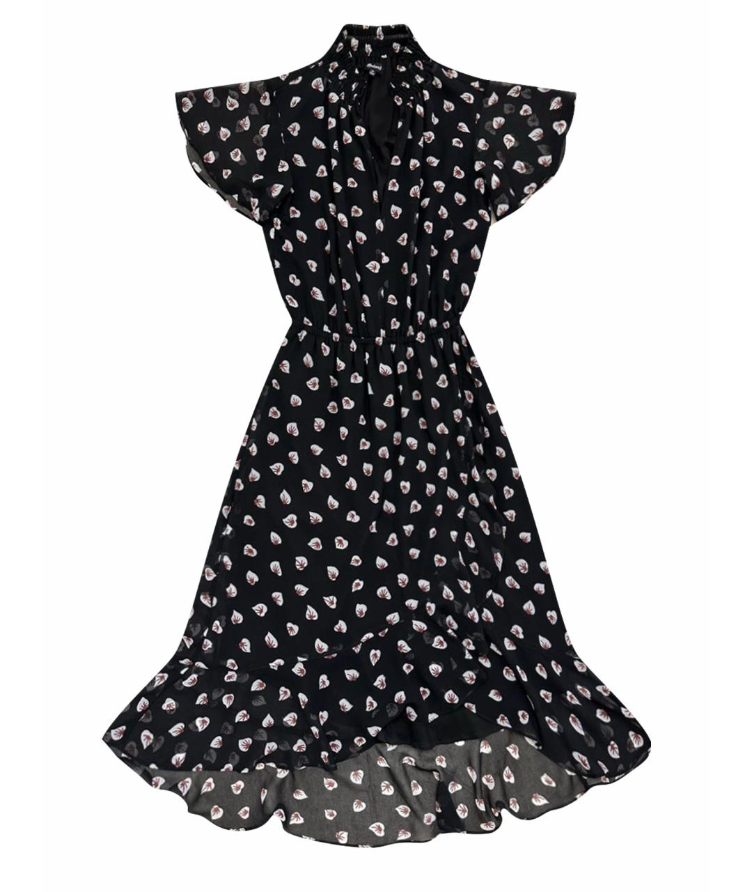 MADEWELL Черное полиэстеровое повседневное платье, фото 1