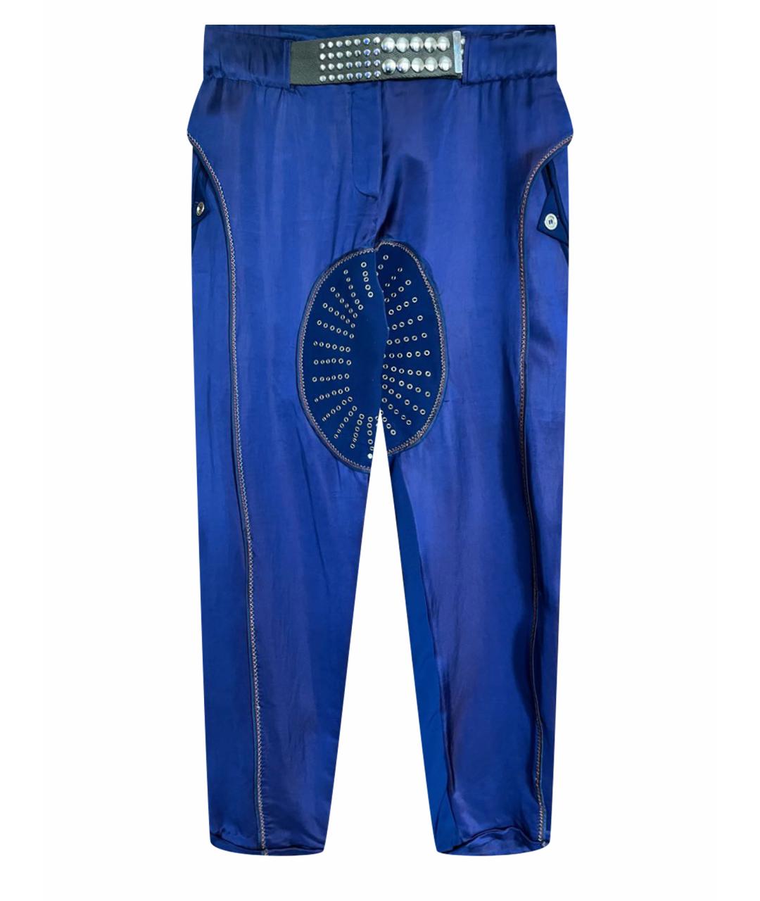GIANFRANCO FERRE Фиолетовые вискозные брюки узкие, фото 1