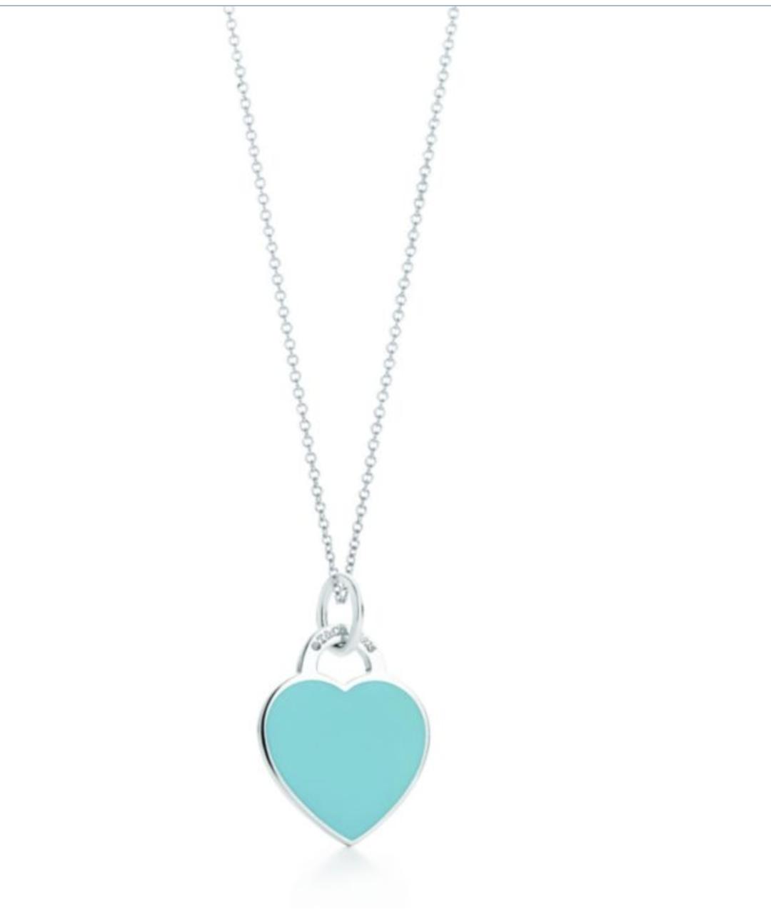 TIFFANY&CO Бирюзовая серебряная подвеска, фото 10