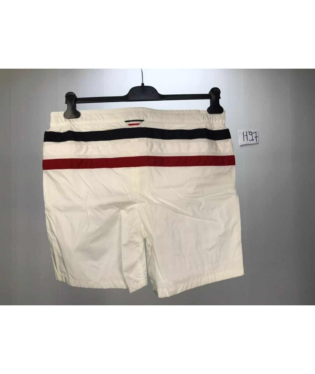 MONCLER Белые полиамидовые шорты, фото 2