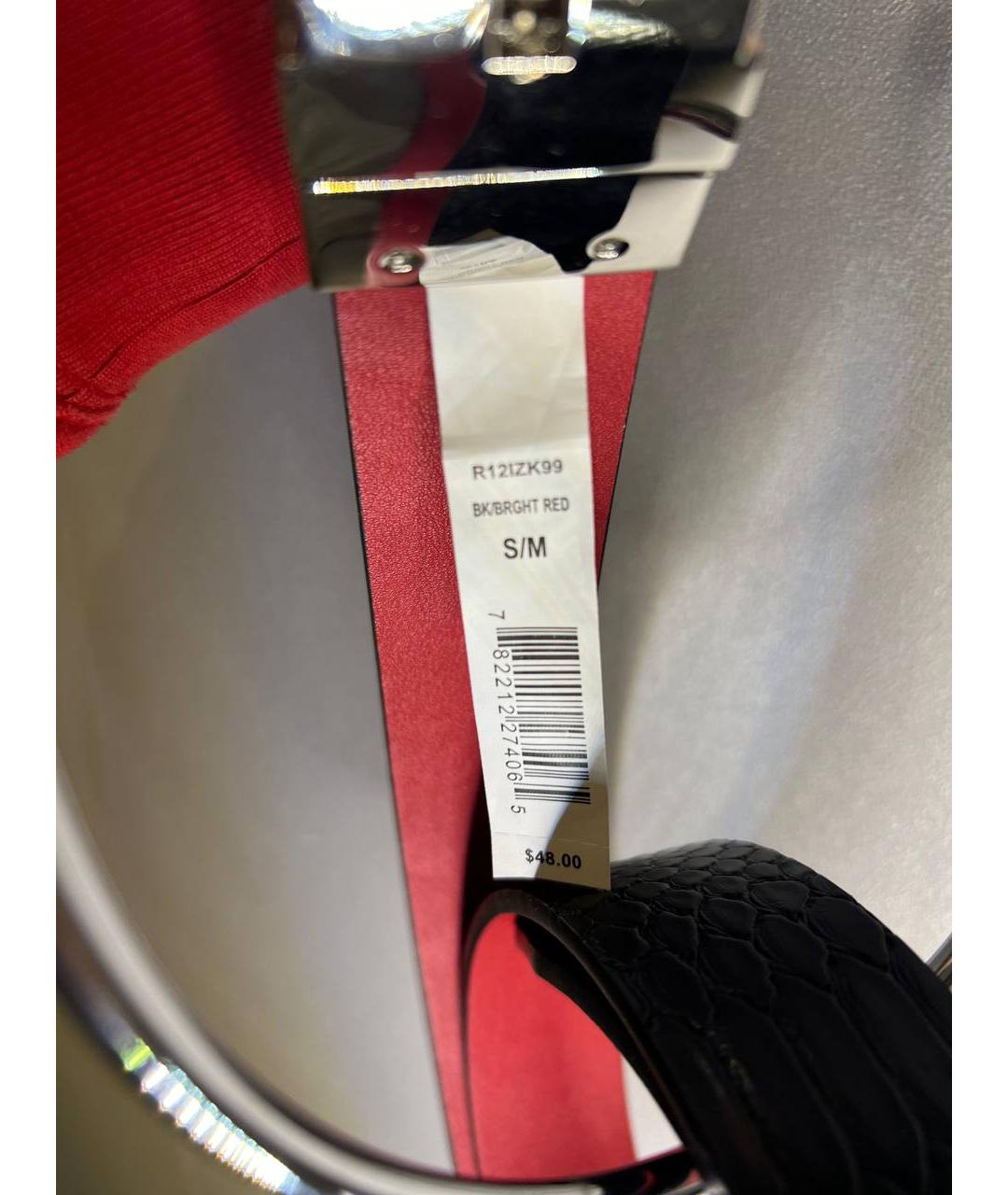 DKNY Черный ремень из искусственной кожи, фото 3