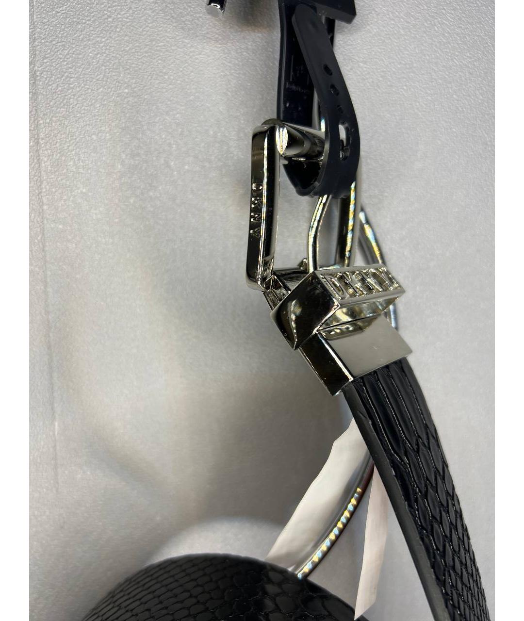 DKNY Черный ремень из искусственной кожи, фото 5