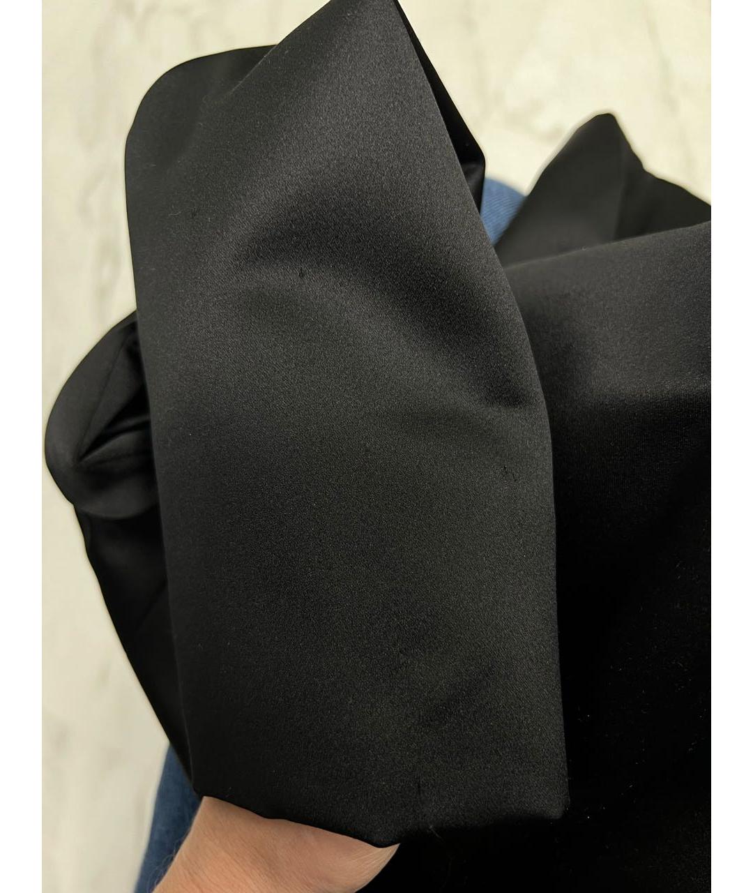 CHRISTIAN DIOR Черный шелковый костюм с юбками, фото 7