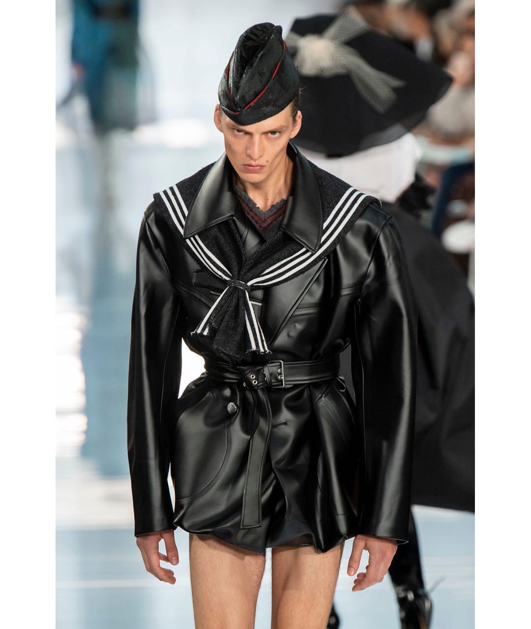 MAISON MARGIELA Черная кожаная куртка, фото 7