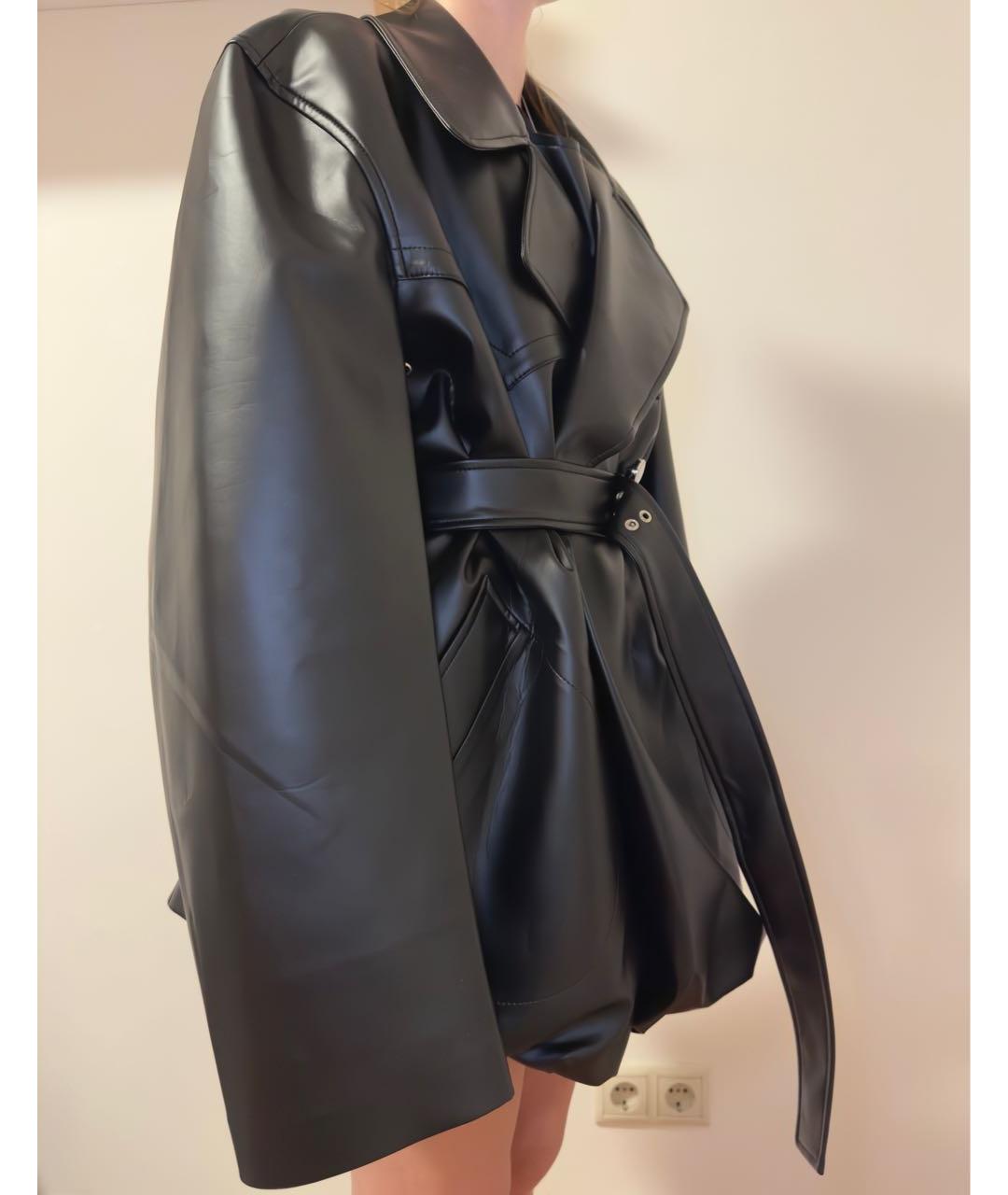 MAISON MARGIELA Черная кожаная куртка, фото 5