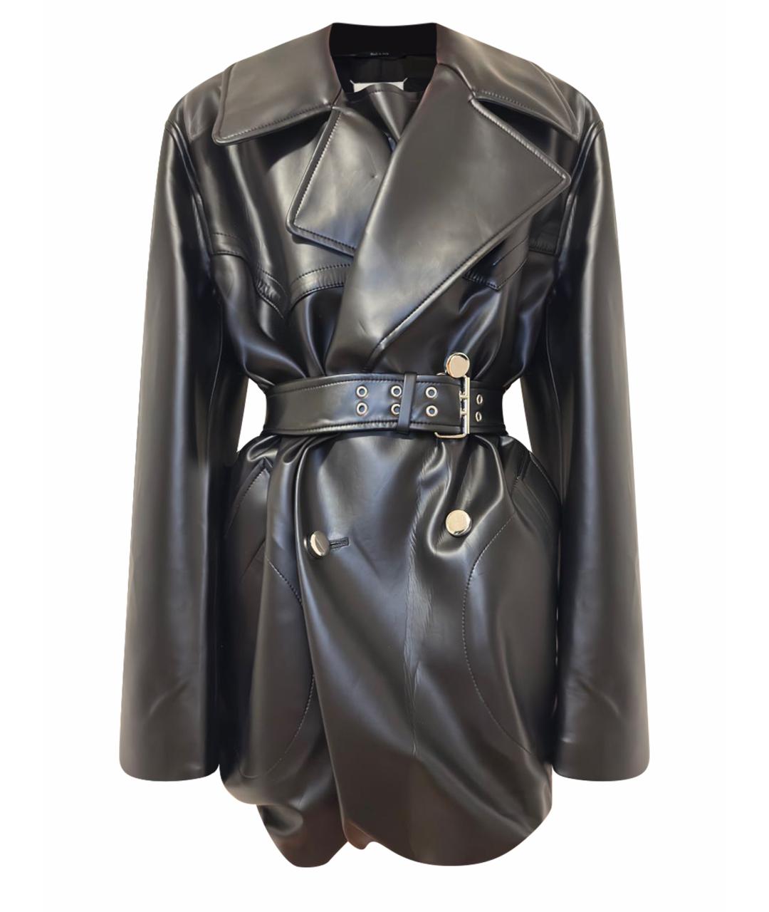MAISON MARGIELA Черная кожаная куртка, фото 1