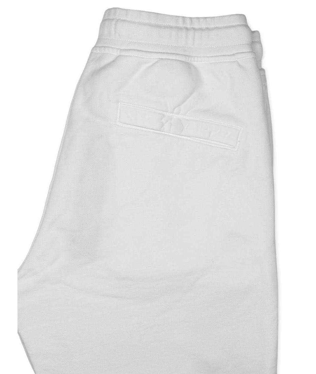 STONE ISLAND Белые хлопковые шорты, фото 5