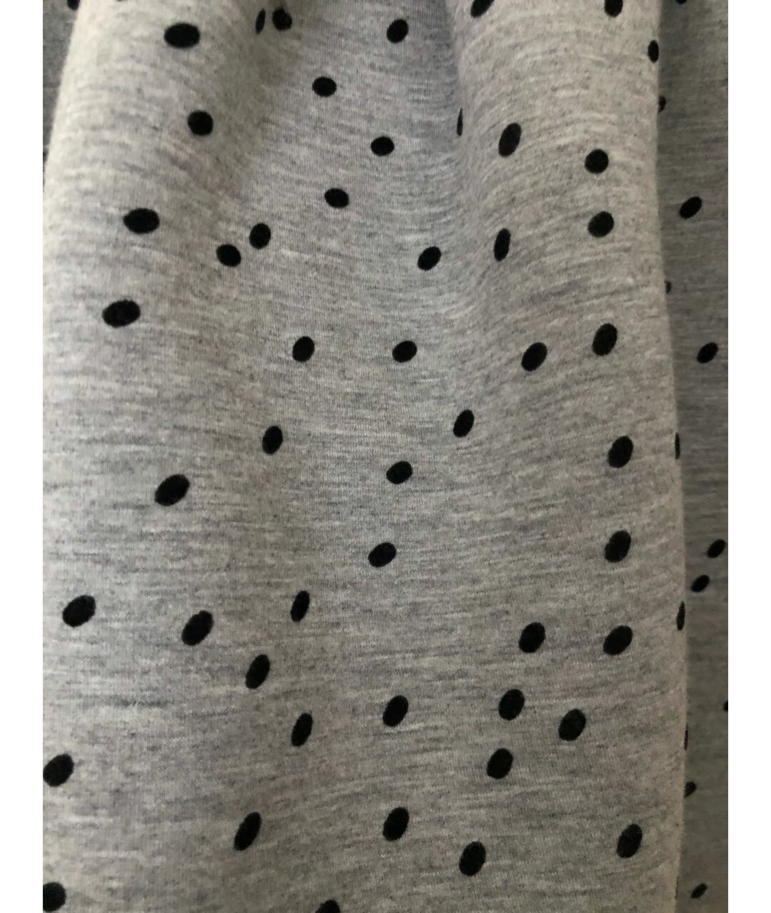 MAJE Серая полиэстеровая юбка мини, фото 4