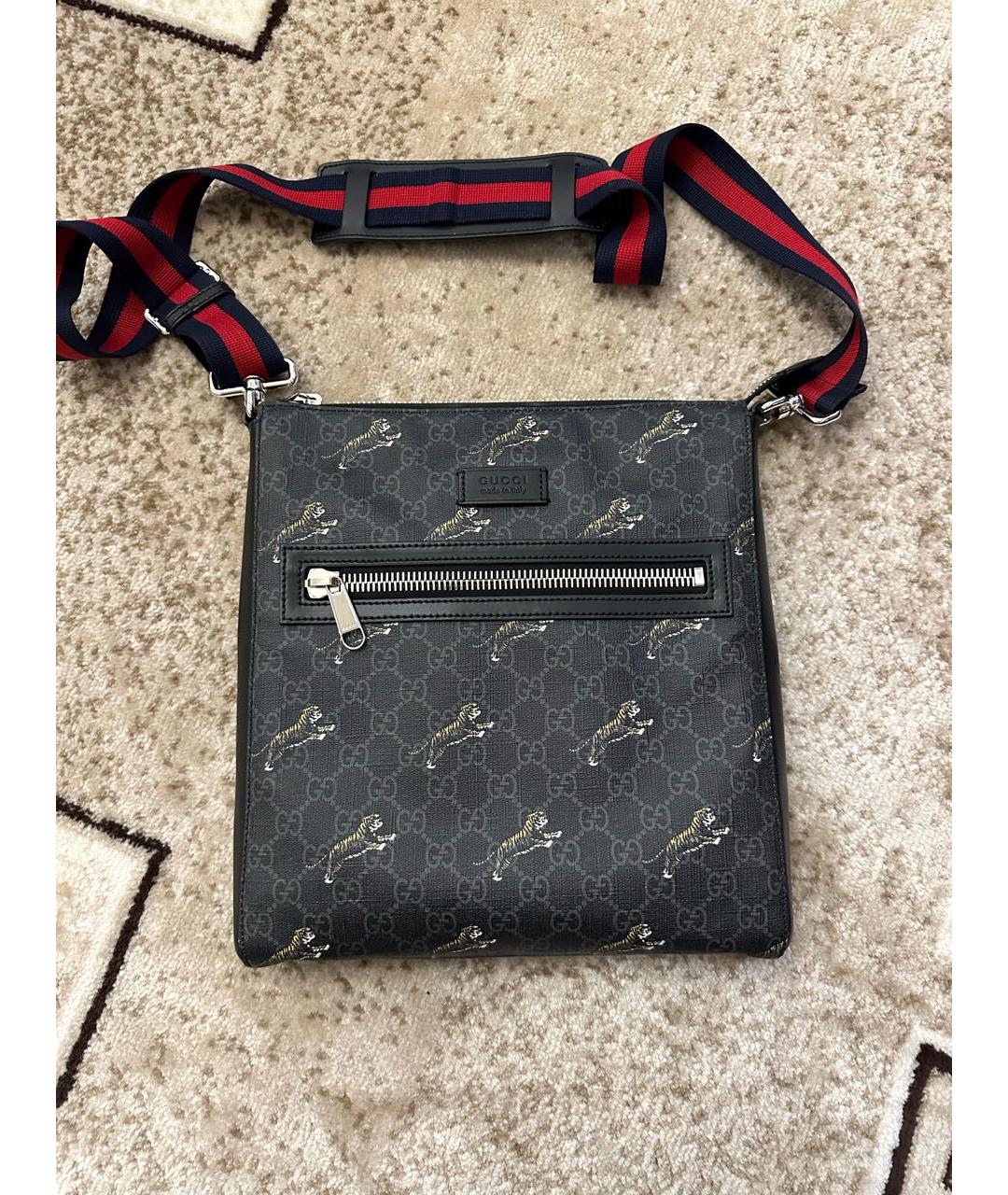 GUCCI Черная сумка на плечо, фото 2