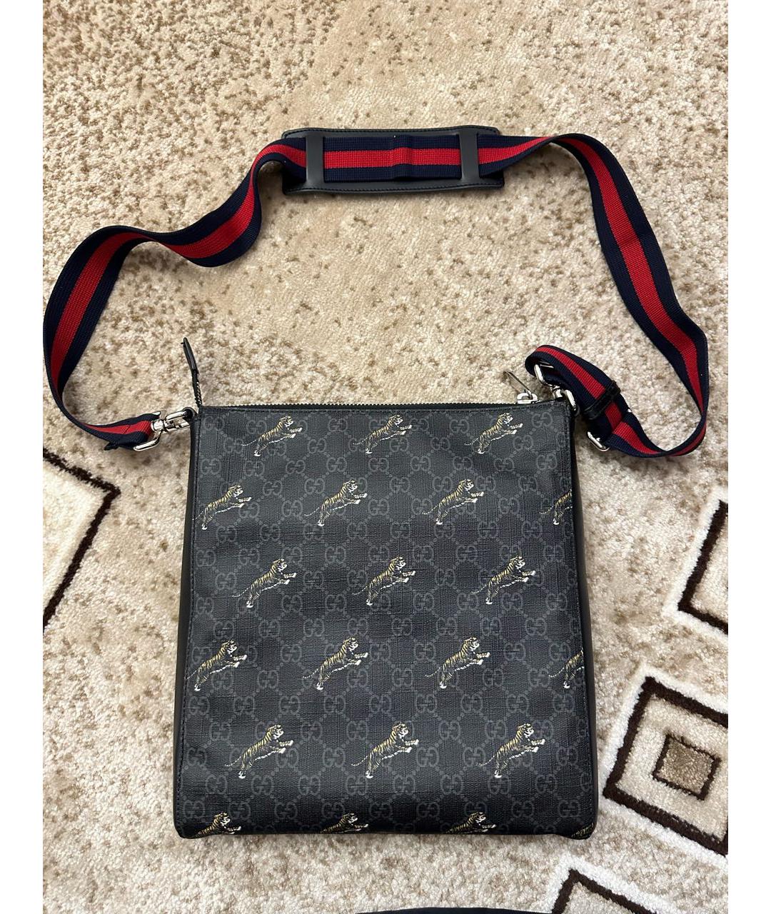 GUCCI Черная сумка на плечо, фото 4