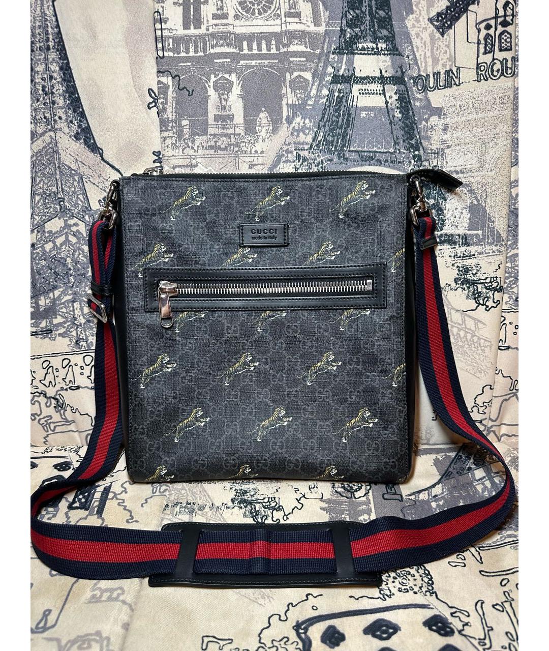 GUCCI Черная сумка на плечо, фото 3