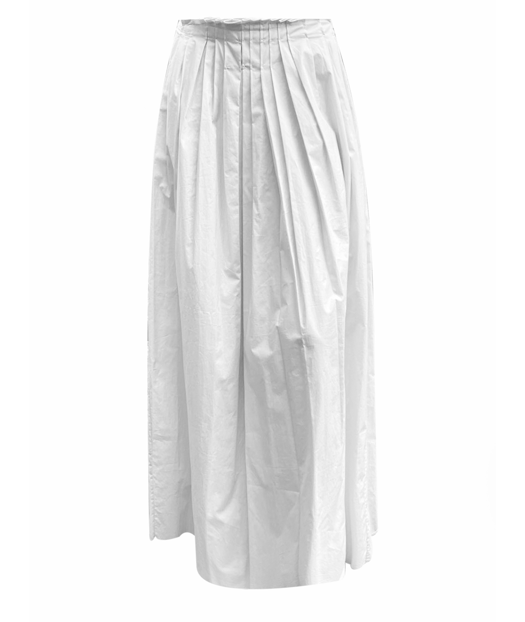 LES COPAINS Бежевая хлопковая юбка макси, фото 1