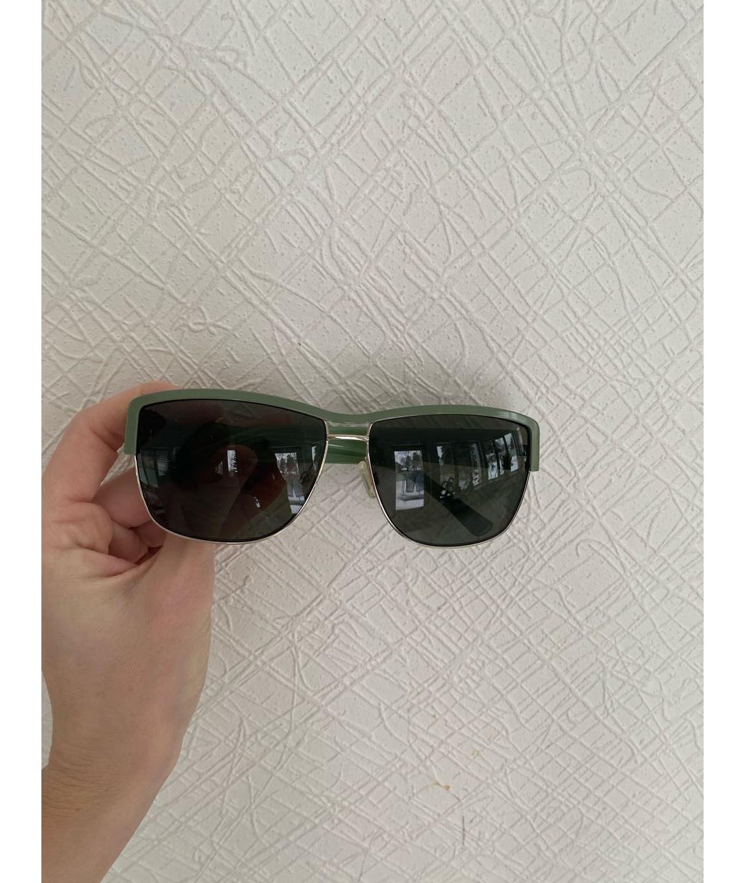 CERRUTI 1881 Зеленые пластиковые солнцезащитные очки, фото 5