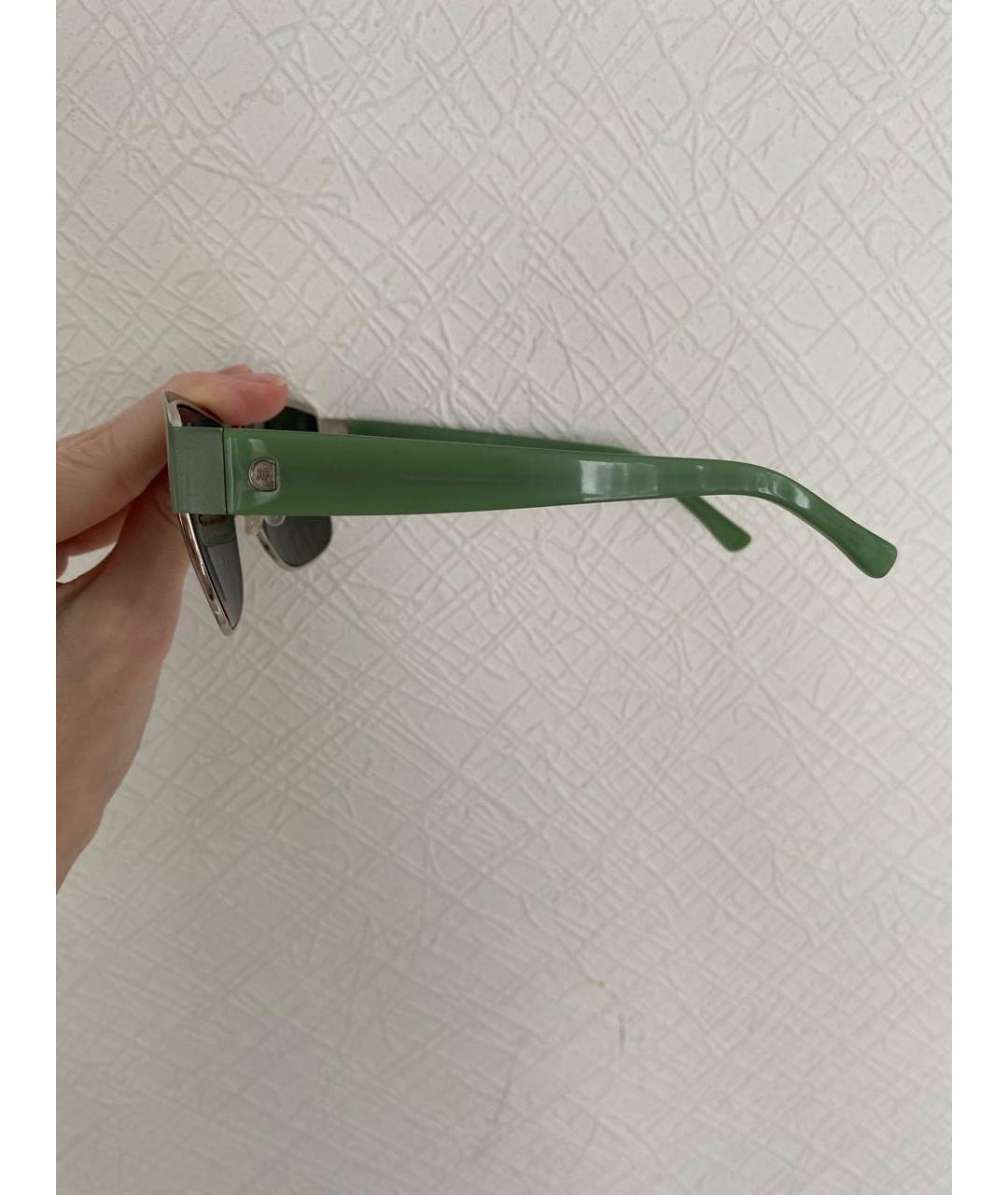 CERRUTI 1881 Зеленые пластиковые солнцезащитные очки, фото 2