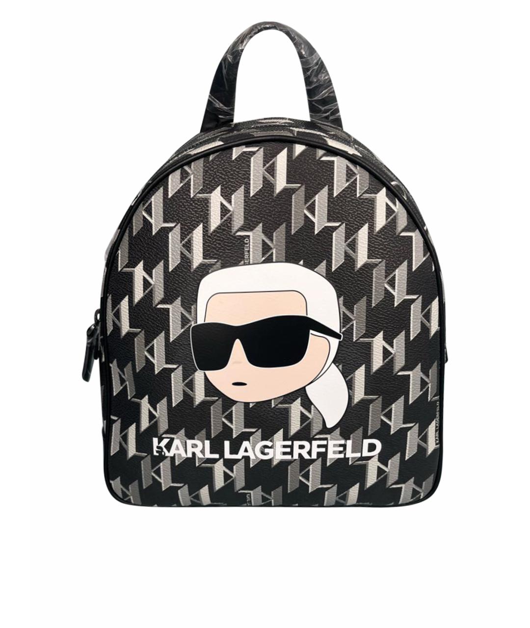 KARL LAGERFELD Серый рюкзак из искусственной кожи, фото 1