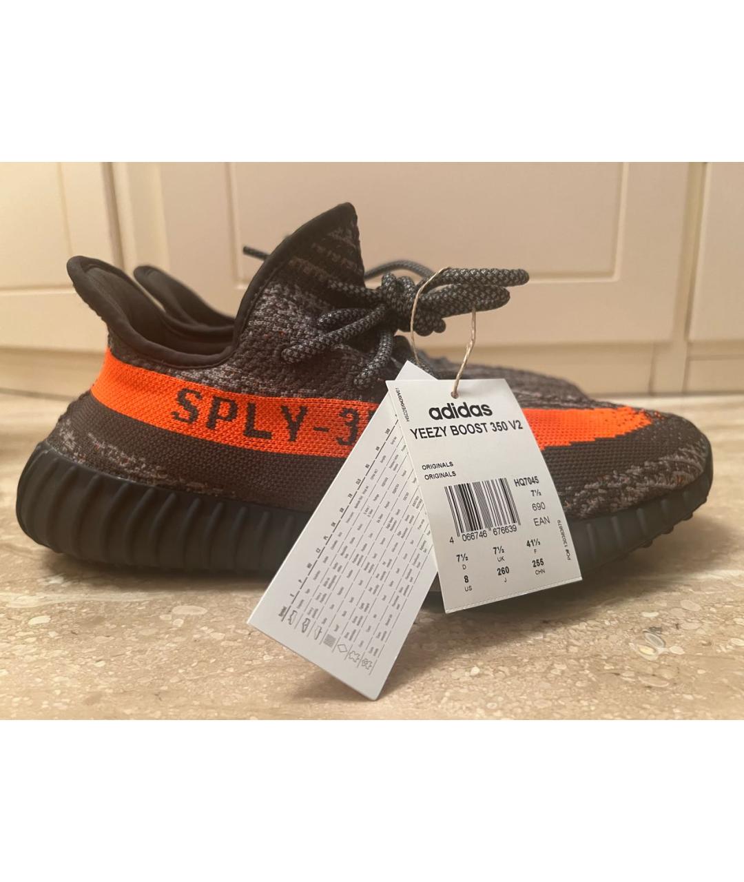 ADIDAS YEEZY Мульти синтетические кроссовки, фото 2