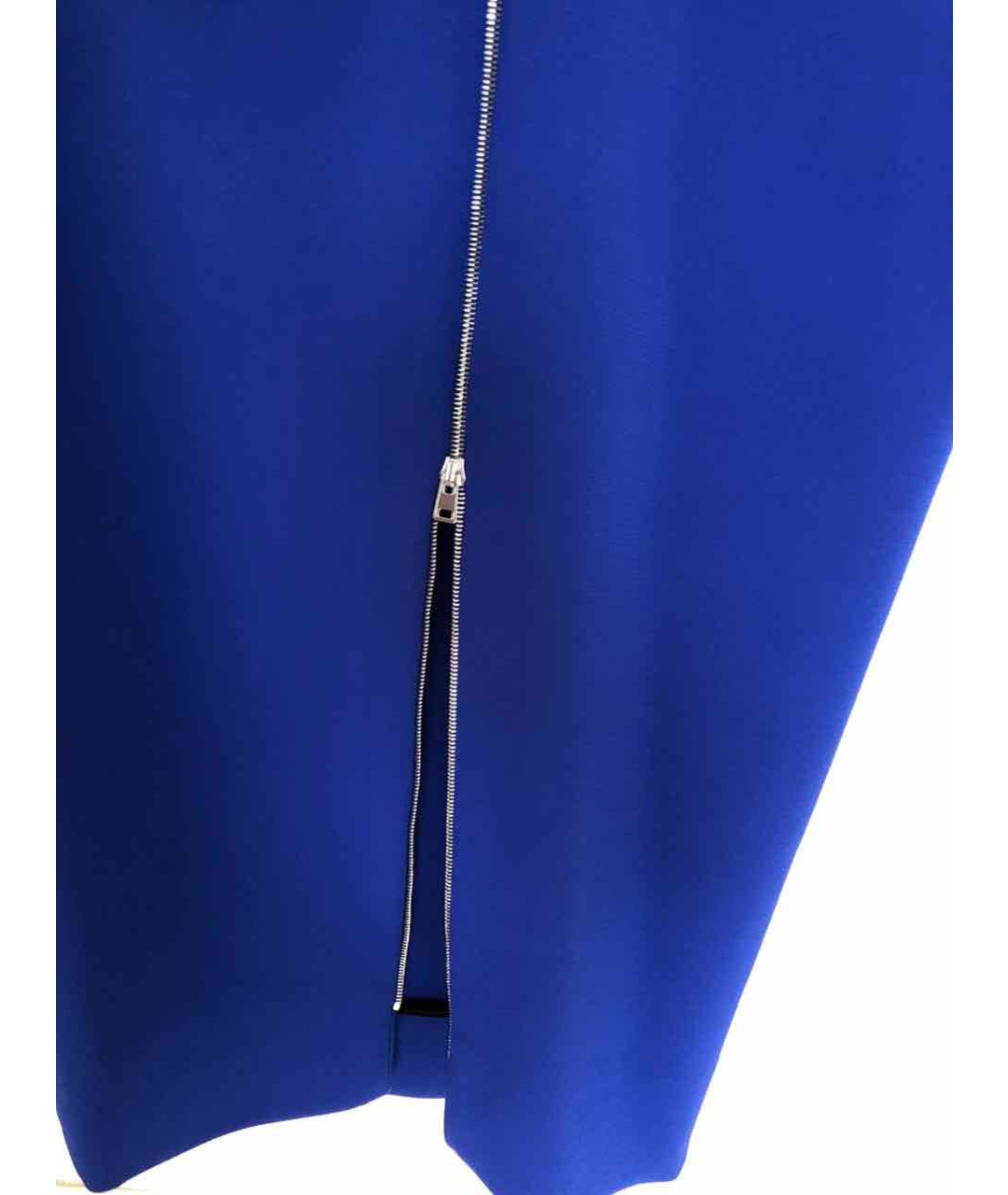 VICTORIA BECKHAM Синее вискозное коктейльное платье, фото 4