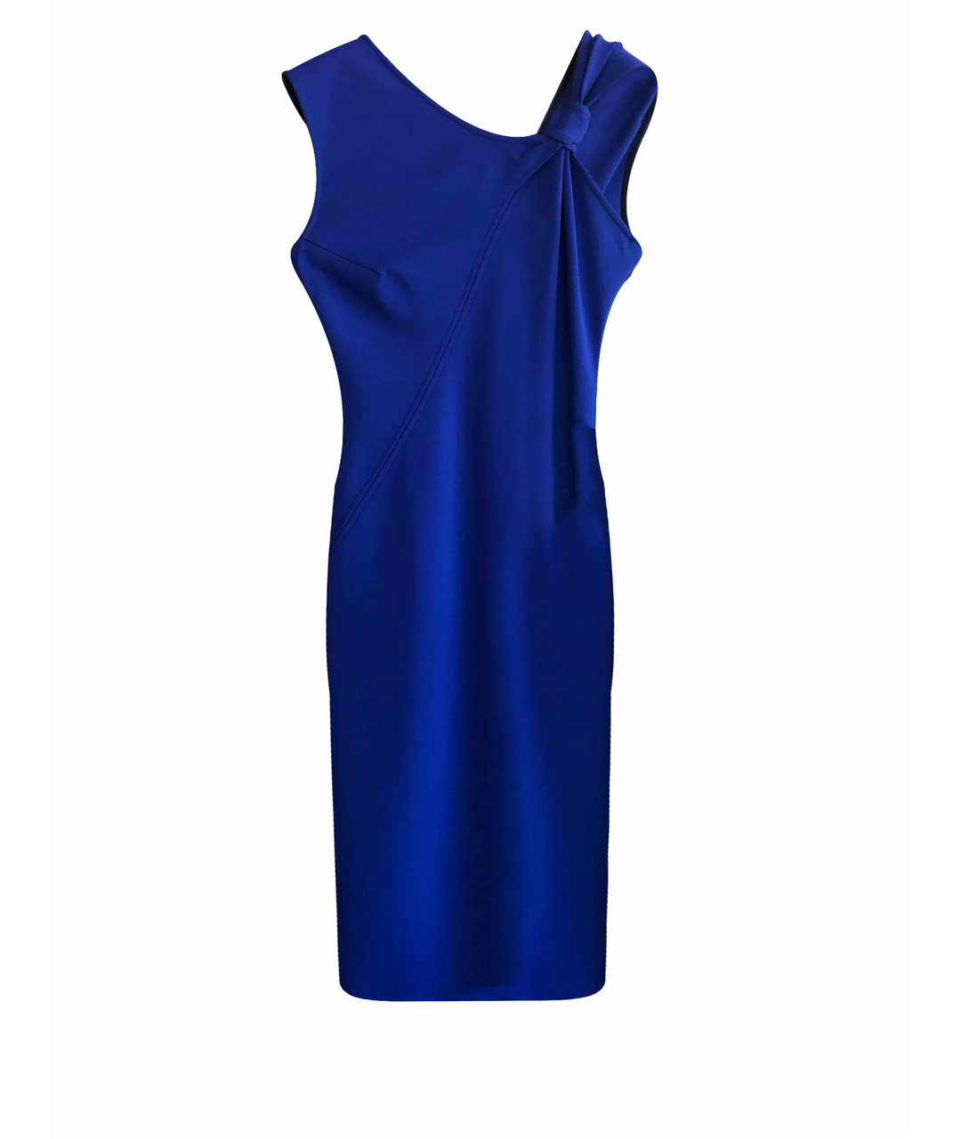 VICTORIA BECKHAM Синее вискозное коктейльное платье, фото 1