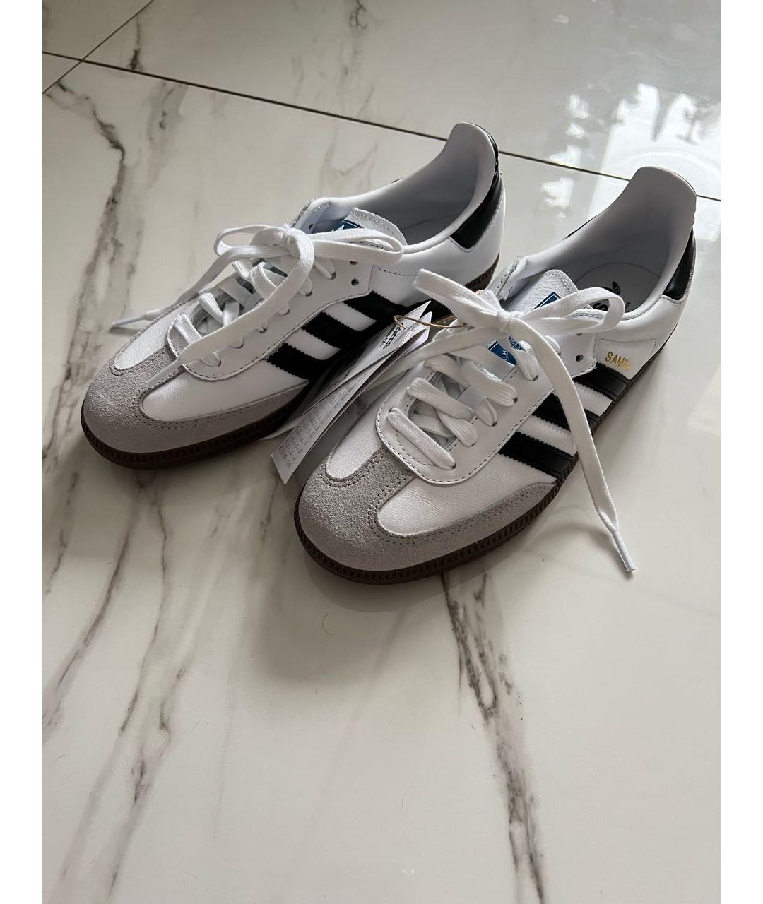 ADIDAS Белые кожаные эспадрильи, фото 8
