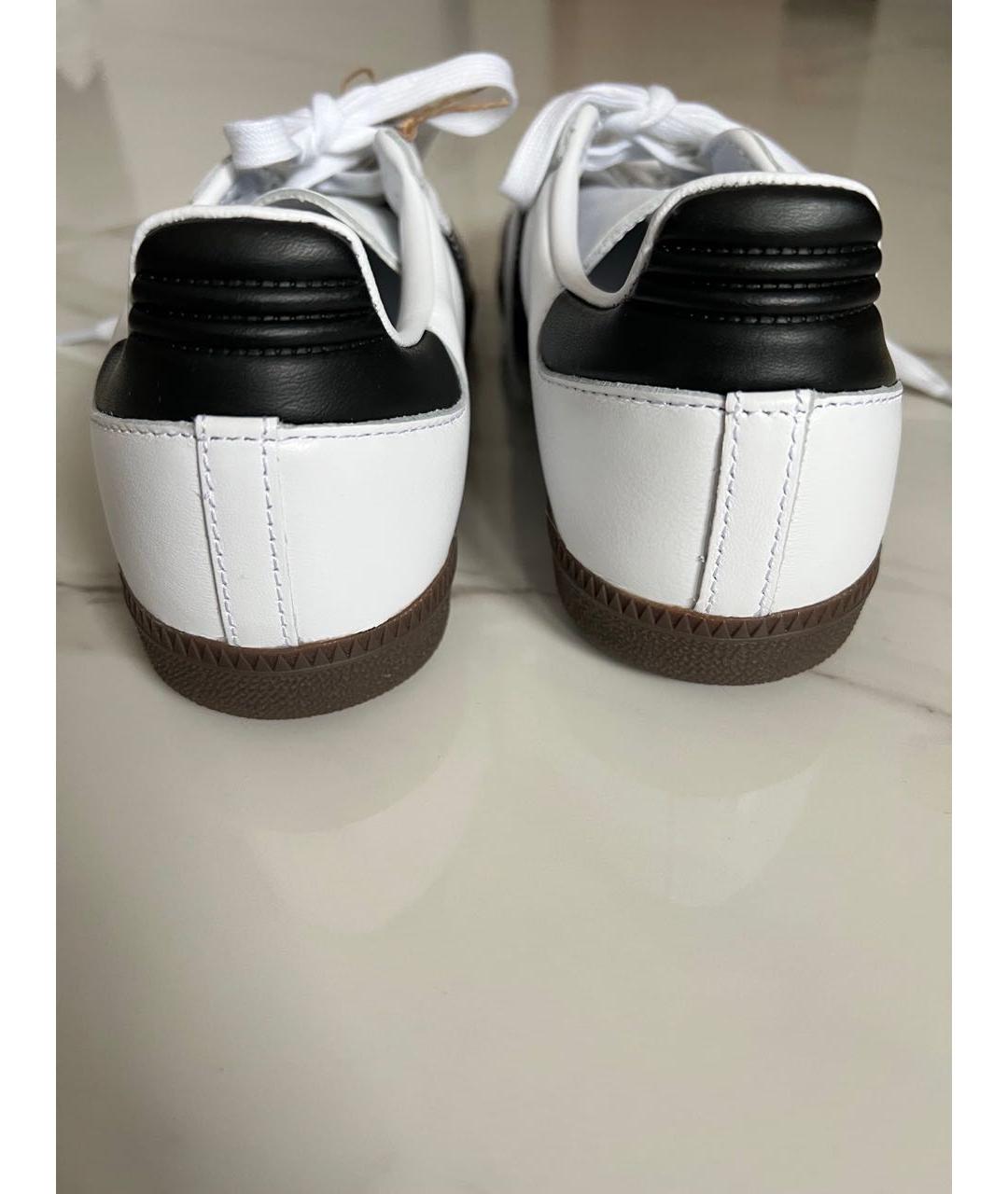 ADIDAS Белые кожаные эспадрильи, фото 5