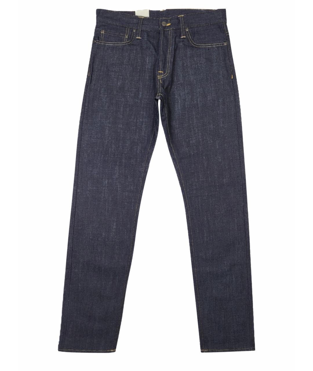 CARHARTT Синие хлопковые прямые джинсы, фото 1
