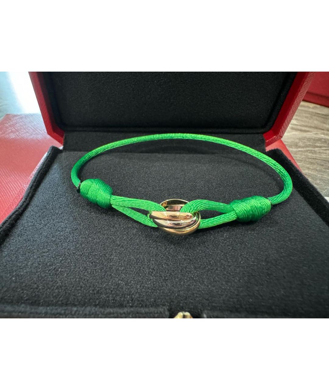 CARTIER Зеленый браслет из розового золота, фото 4
