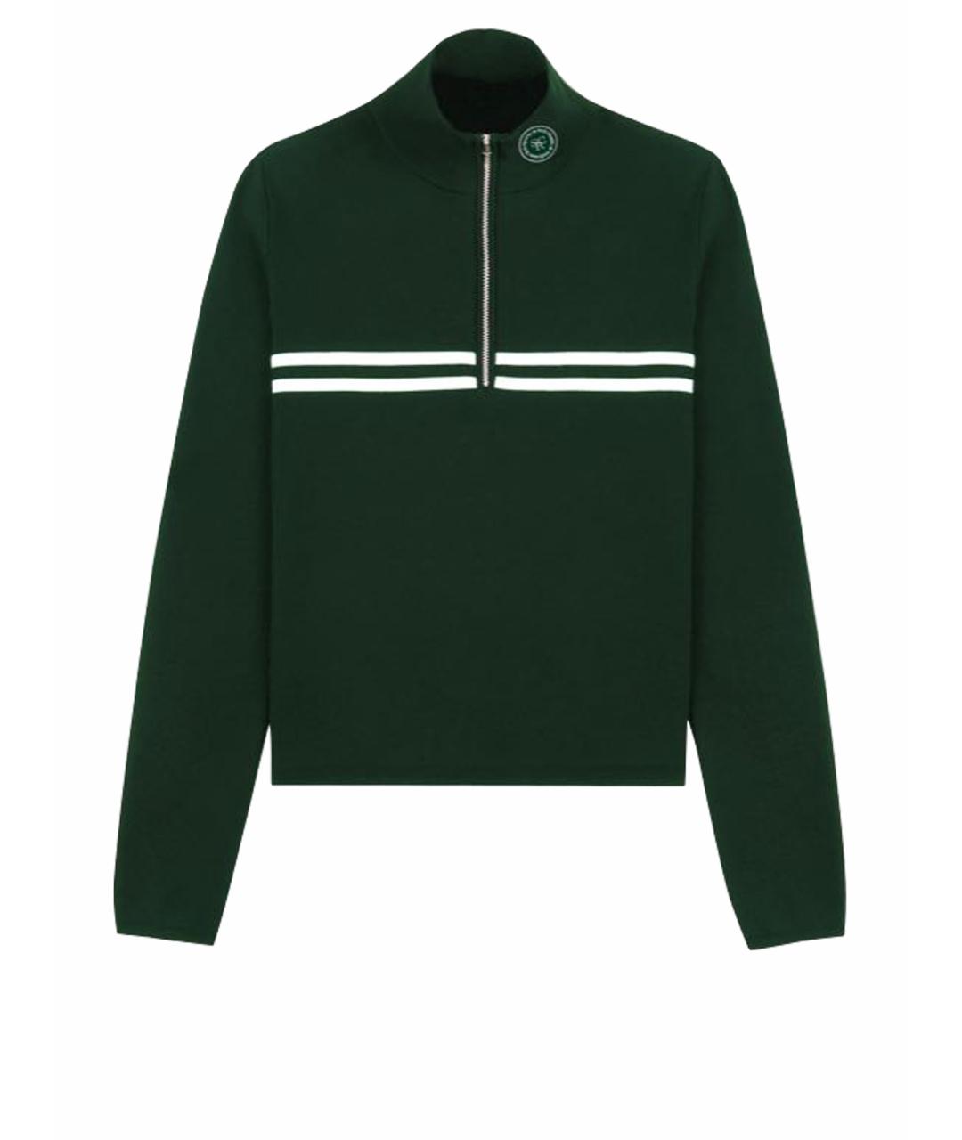 SPORTY AND RICH Зеленый вискозный джемпер / свитер, фото 1