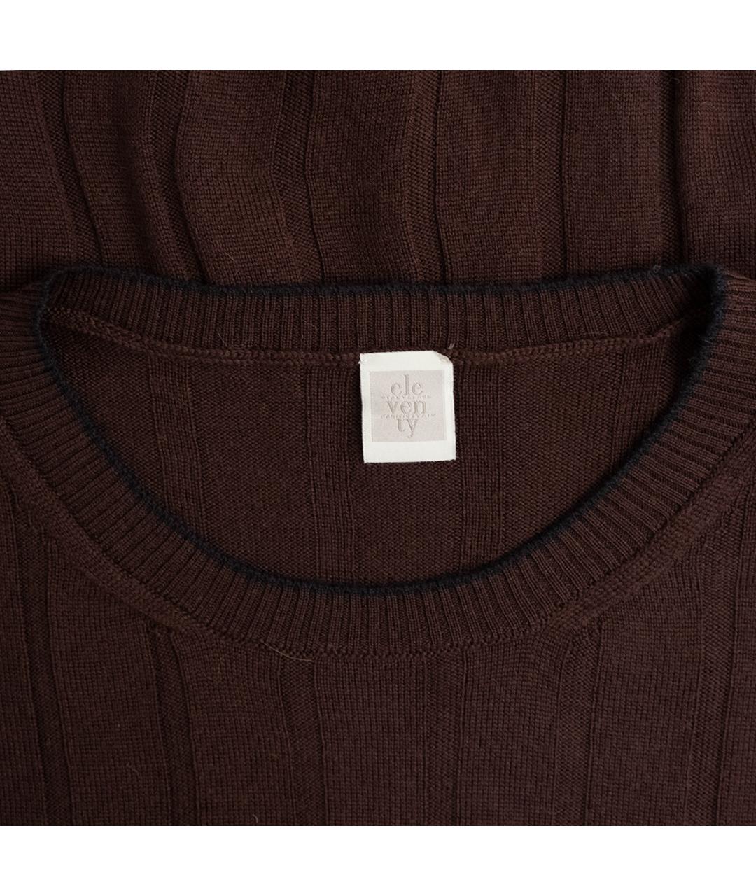 ELEVENTY Бордовый шерстяной джемпер / свитер, фото 3