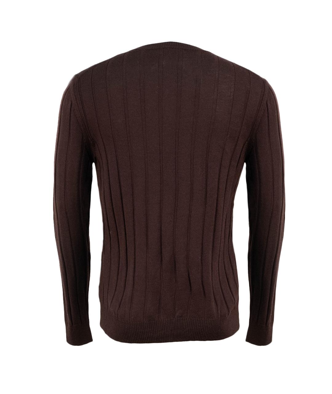 ELEVENTY Бордовый шерстяной джемпер / свитер, фото 2