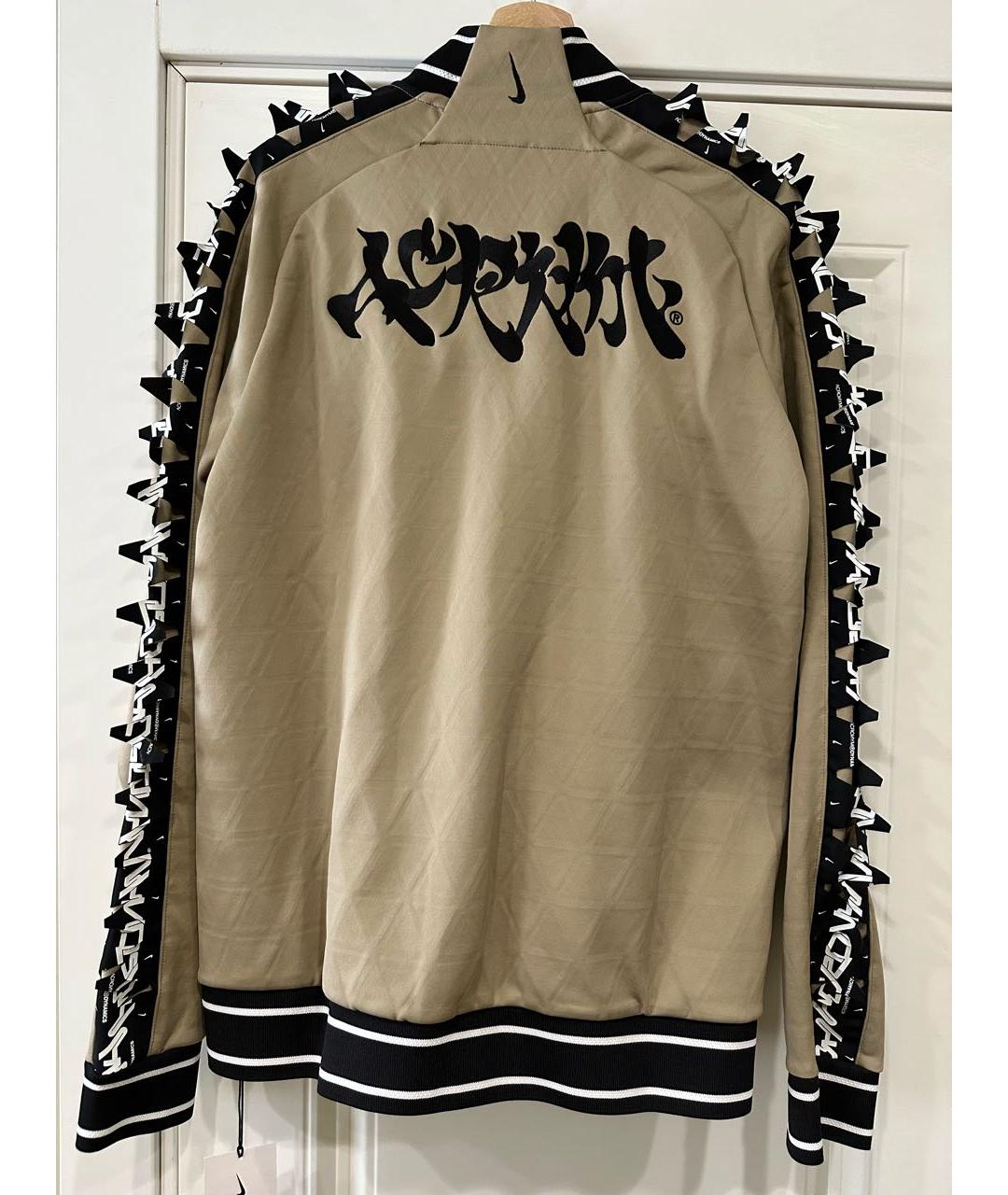 NIKE Бежевый полиэстеровый спортивный костюм, фото 3